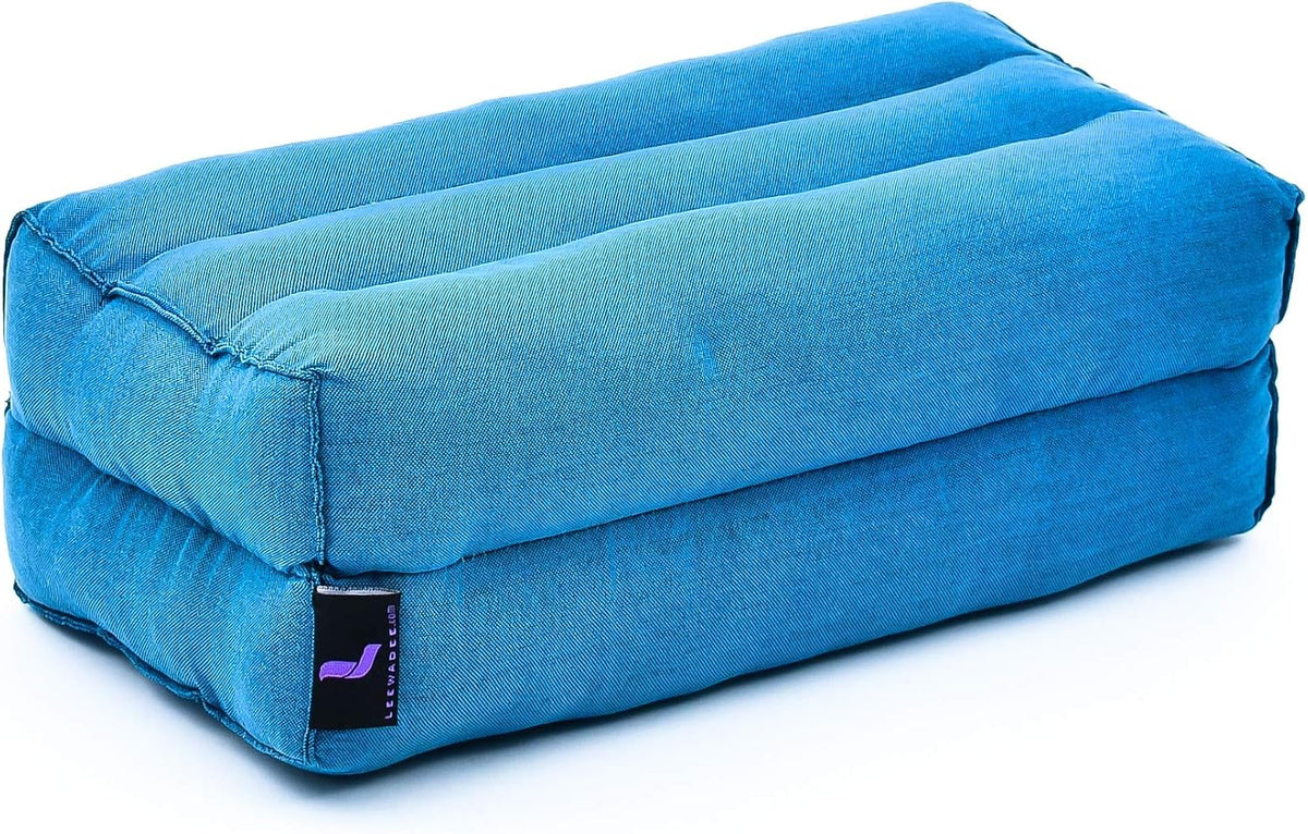 Yoga Block – Floor Cushion for Yoga Practice, Meditation Seat Cushion for Workouts Filled with Kapok