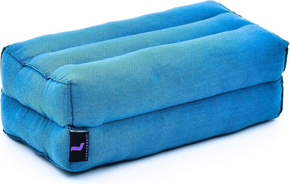 Yoga Block – Floor Cushion for Yoga Practice, Meditation Seat Cushion for Workouts Filled with Kapok