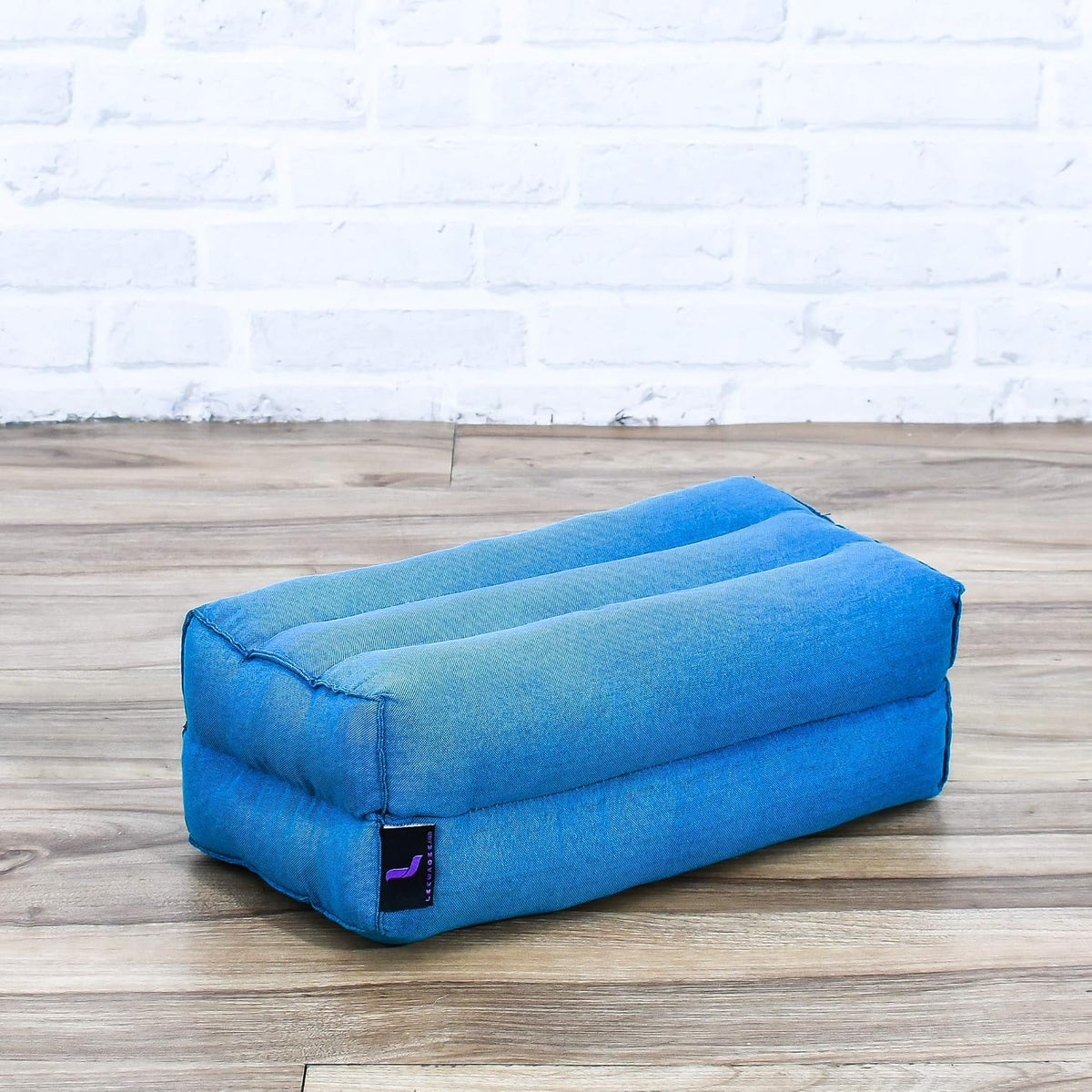 Yoga Block – Floor Cushion for Yoga Practice, Meditation Seat Cushion for Workouts Filled with Kapok