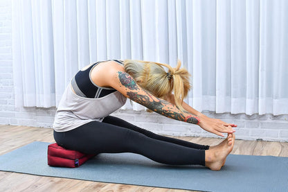 Yoga Block – Floor Cushion for Yoga Practice, Meditation Seat Cushion for Workouts Filled with Kapok