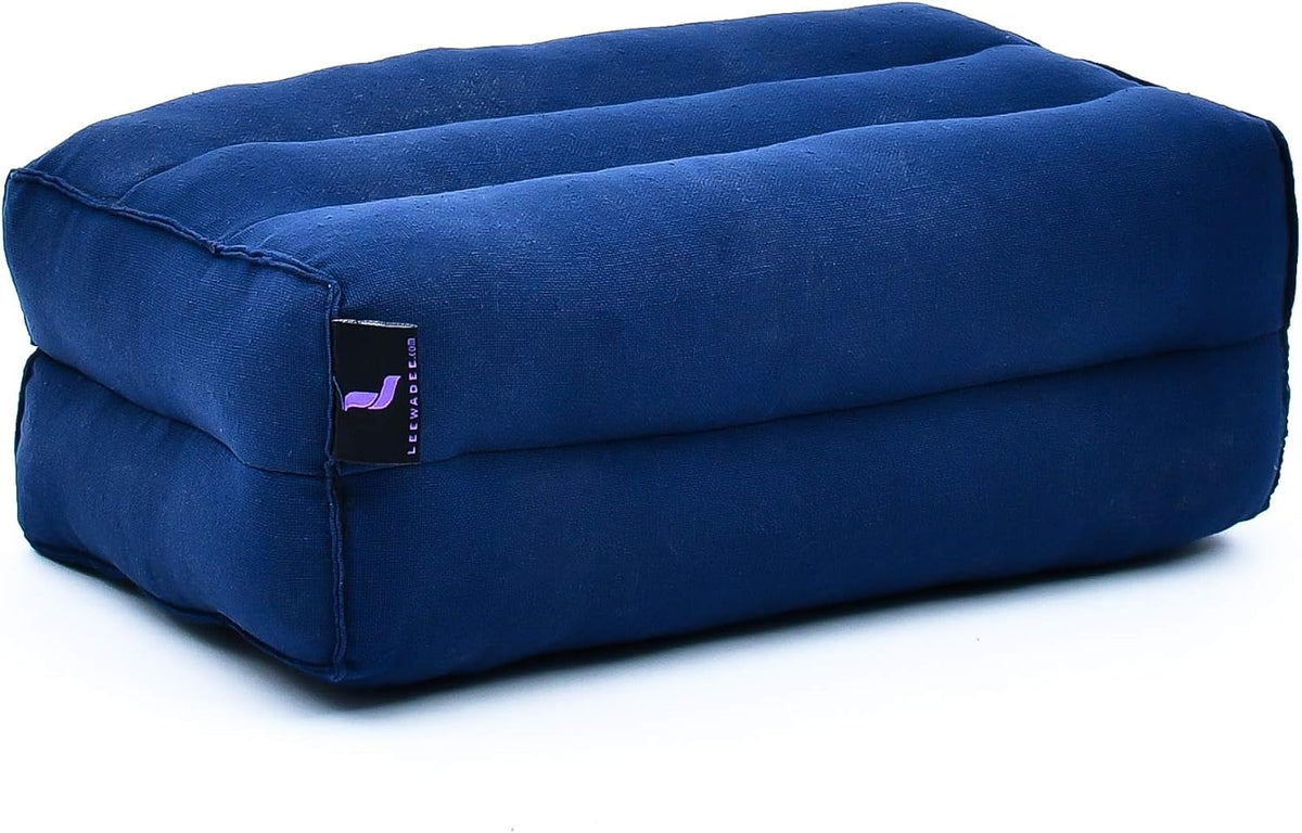Yoga Block – Floor Cushion for Yoga Practice, Meditation Seat Cushion for Workouts Filled with Kapok