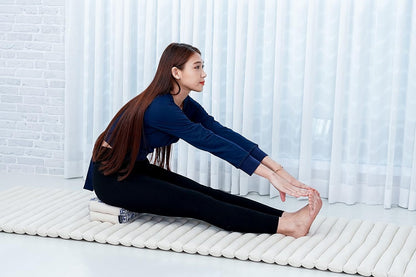 Yoga Block – Floor Cushion for Yoga Practice, Meditation Seat Cushion for Workouts Filled with Kapok