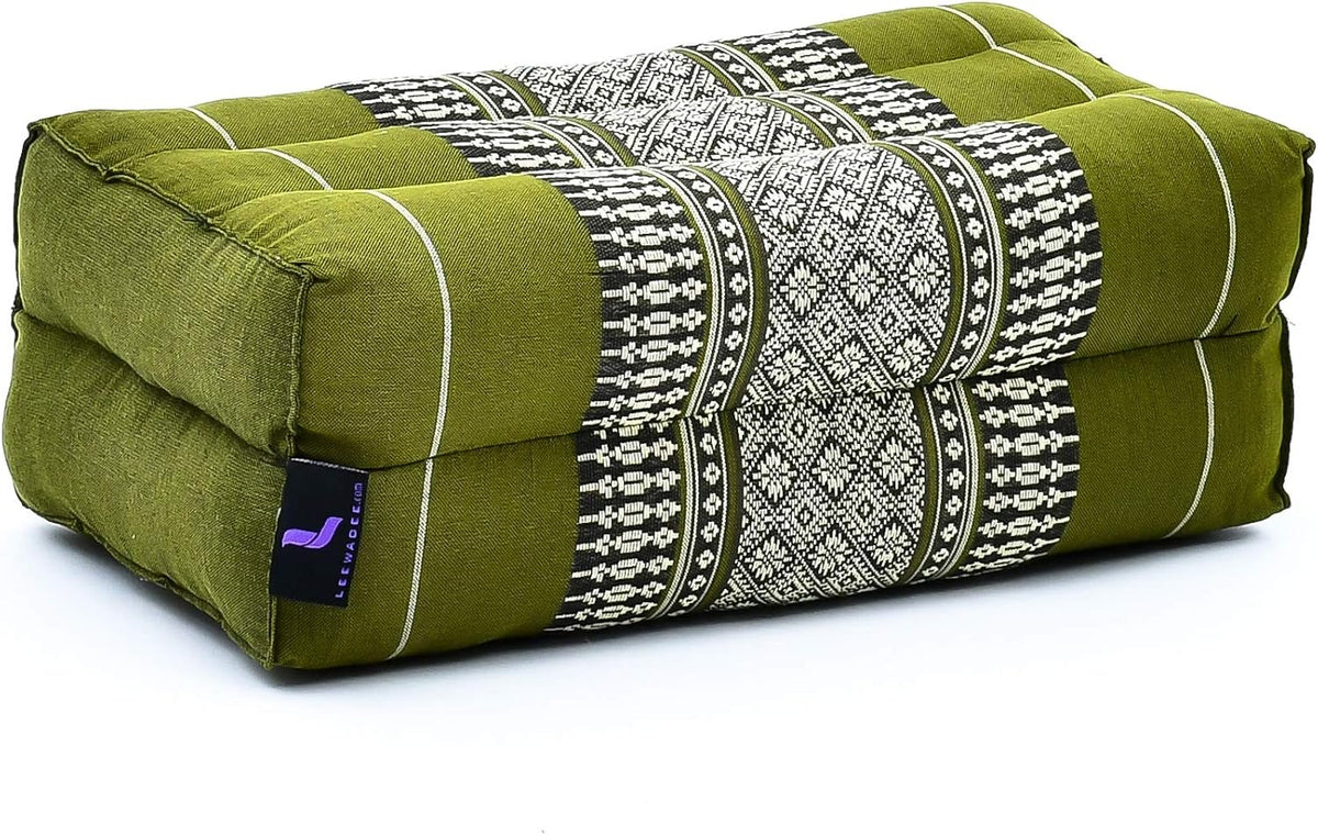 Yoga Block – Floor Cushion for Yoga Practice, Meditation Seat Cushion for Workouts Filled with Kapok