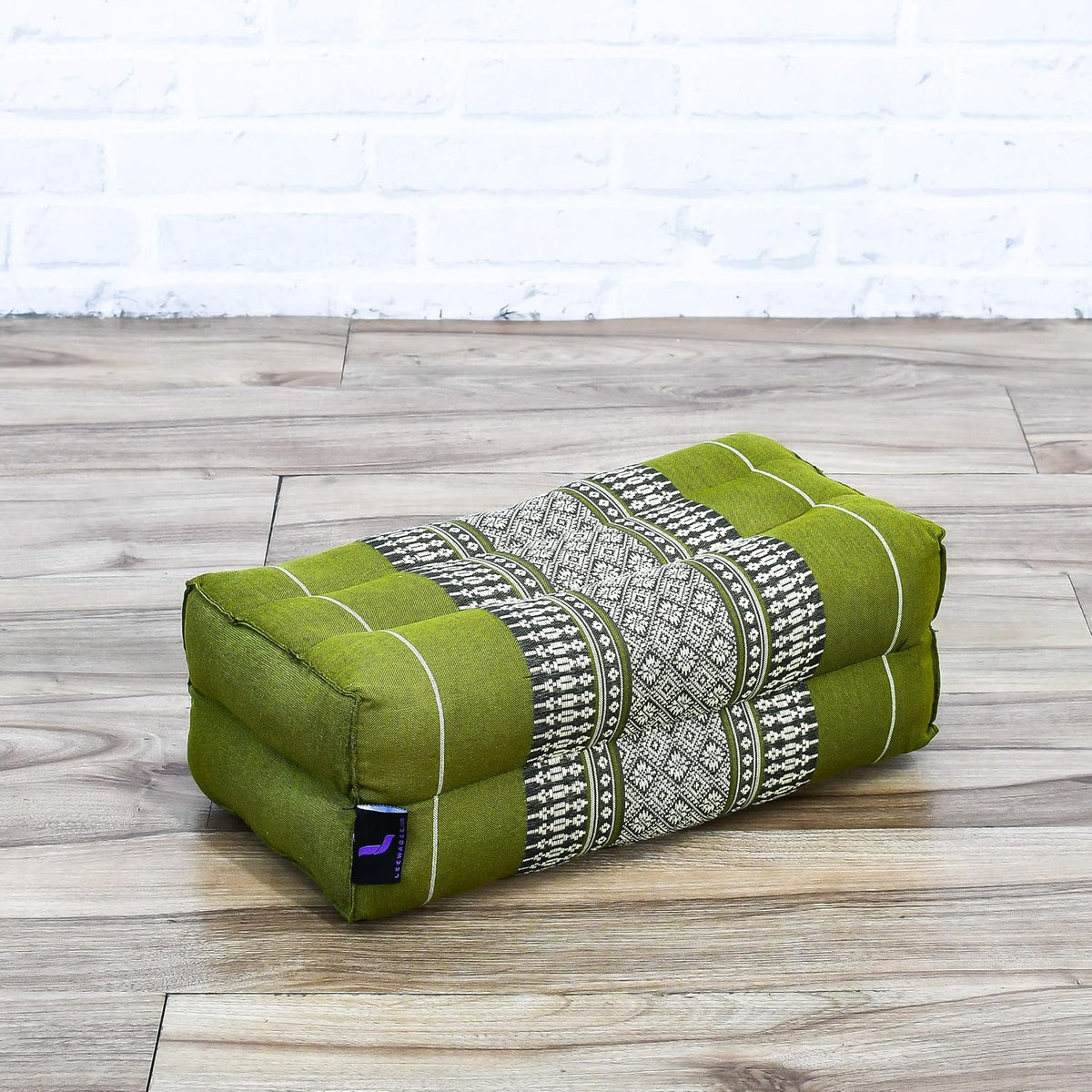 Yoga Block – Floor Cushion for Yoga Practice, Meditation Seat Cushion for Workouts Filled with Kapok