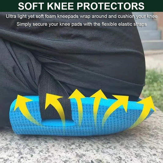 Gardening Knee Pads for Women, Soft Foam Knee Pads for Men Construction, Work Knee Pad for Men Women, Rodilleras Para Roofing Rodilleras Para Trabajo (Black)