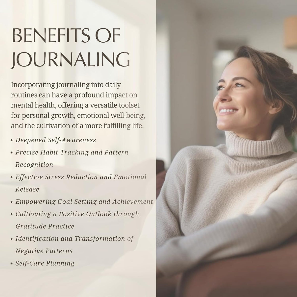 FINDING BALANCE Mental Health Journal – 6-Month Daily Journal with Prompts for Mindfulness, Self-Care & Healing – Anxiety & Depression Relief – Beige Spiral