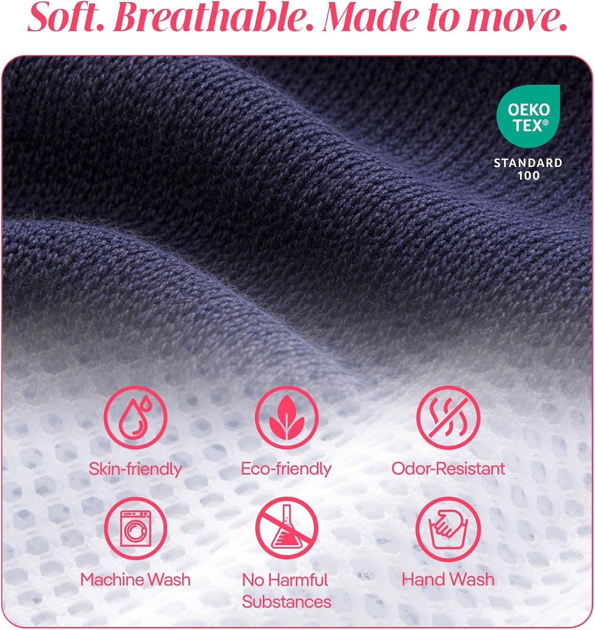 CoolMate Pilates Socks with Grips for Women, Non Slip Yoga Socks - Colors A