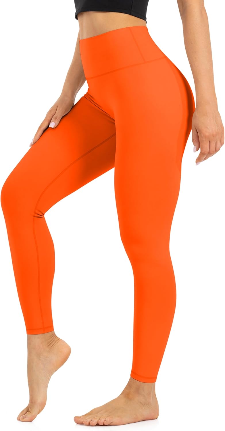 High Waist Leggings for Women - Opaque, Soft Tummy Control Athletic Pants for Yoga, Running, Workout and Gym