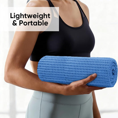 2PK Yoga Mat Towels for Hot Workout, Ultra-Absorbent, 26.5" x 72"