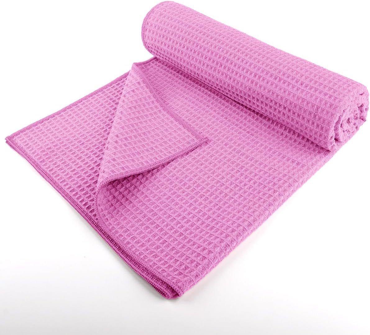 2PK Yoga Mat Towels for Hot Workout, Ultra-Absorbent, 26.5" x 72"