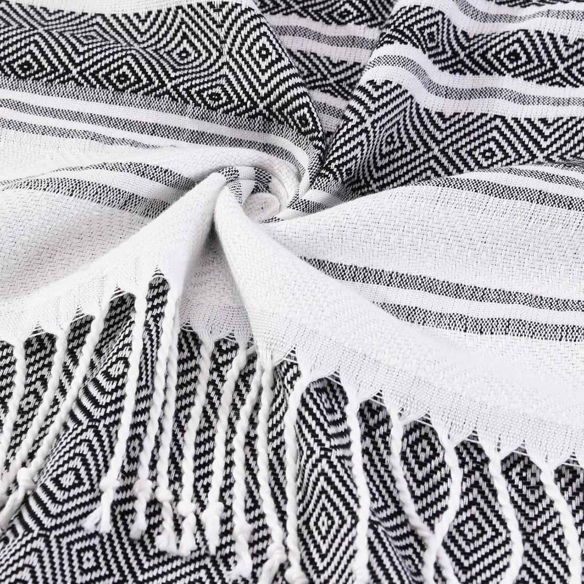 Oversized Turkish Beach Towels 74"x38" Thin Quick Dry Sand Free Pool Swim Bathing Towel Extra Large Blanket Adult Travel Essentials Cruise Accessories Must Haves Summer Light Blue Stuff
