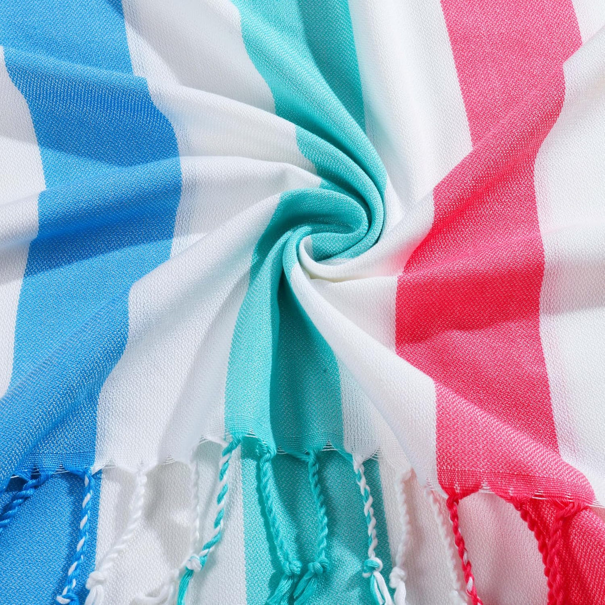 Oversized Turkish Beach Towels 74"x38" Thin Quick Dry Sand Free Pool Swim Bathing Towel Extra Large Blanket Adult Travel Essentials Cruise Accessories Must Haves Summer Light Blue Stuff