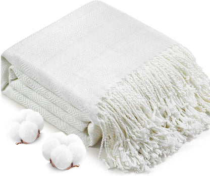 Oversized Turkish Beach Towels 74"x38" Thin Quick Dry Sand Free Pool Swim Bathing Towel Extra Large Blanket Adult Travel Essentials Cruise Accessories Must Haves Summer Light Blue Stuff