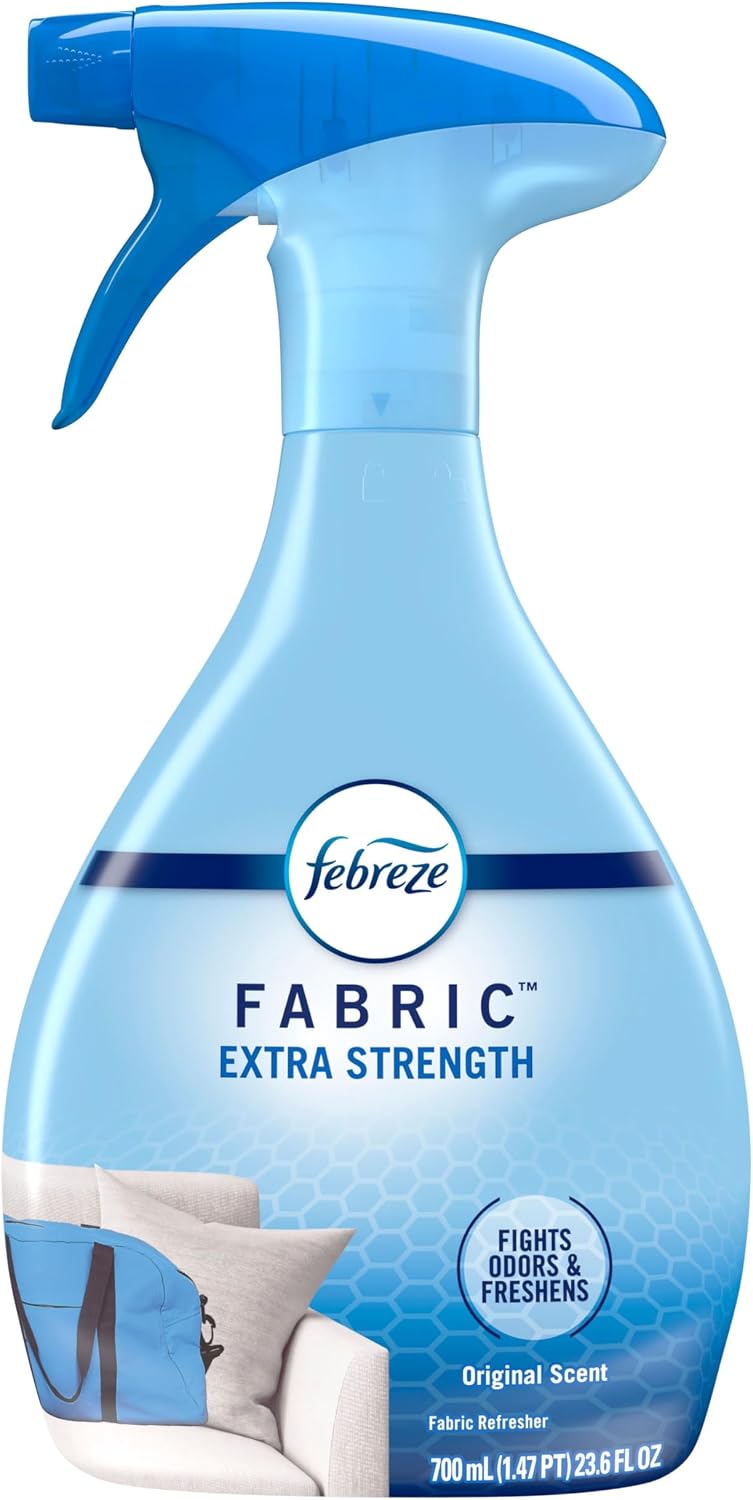 Fabric Spray Air Freshener, Odor-Fighting Fabric Refresher, Sneaker Balls Alternative, Couch Cleaner, Linen Spray, Multi-Use, Extra Strength Scent, 23.6 fl oz