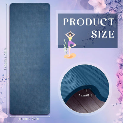 6 Pcs 10mm Thick Yoga Mat Bulk 68 x 24 Inches