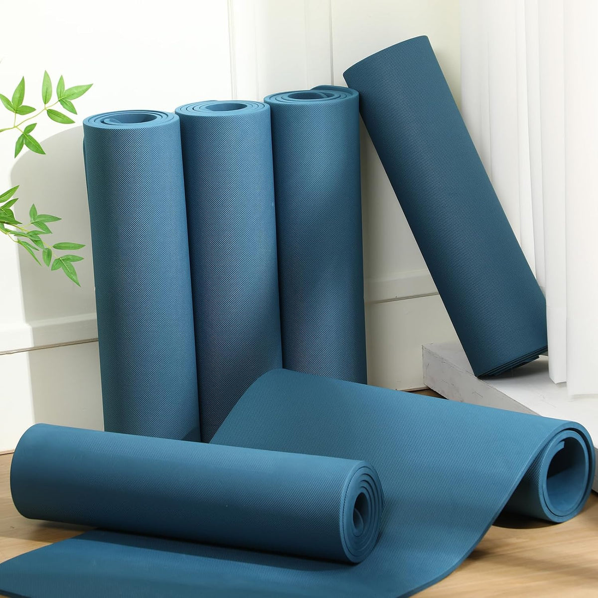 6 Pcs 10mm Thick Yoga Mat Bulk 68 x 24 Inches