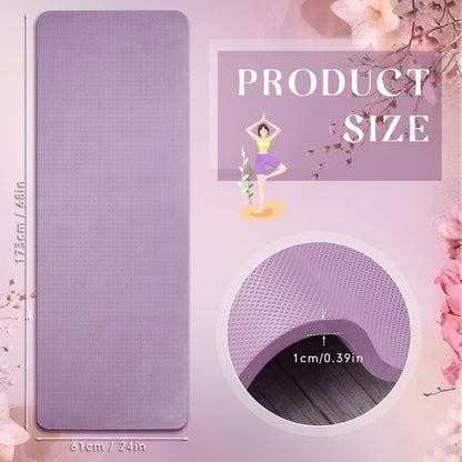 6 Pcs 10mm Thick Yoga Mat Bulk 68 x 24 Inches