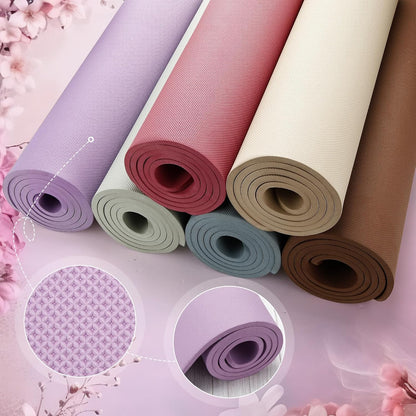 6 Pcs 10mm Thick Yoga Mat Bulk 68 x 24 Inches