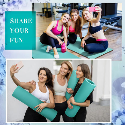 6 Pcs 10mm Thick Yoga Mat Bulk 68 x 24 Inches