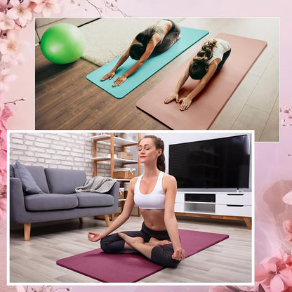 6 Pcs 10mm Thick Yoga Mat Bulk 68 x 24 Inches