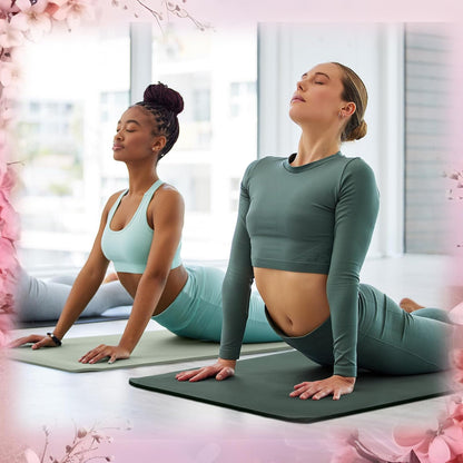 6 Pcs 10mm Thick Yoga Mat Bulk 68 x 24 Inches
