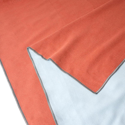 Hot Yoga Mat Towel, Reversible Two-Tone 72" x 26.5"