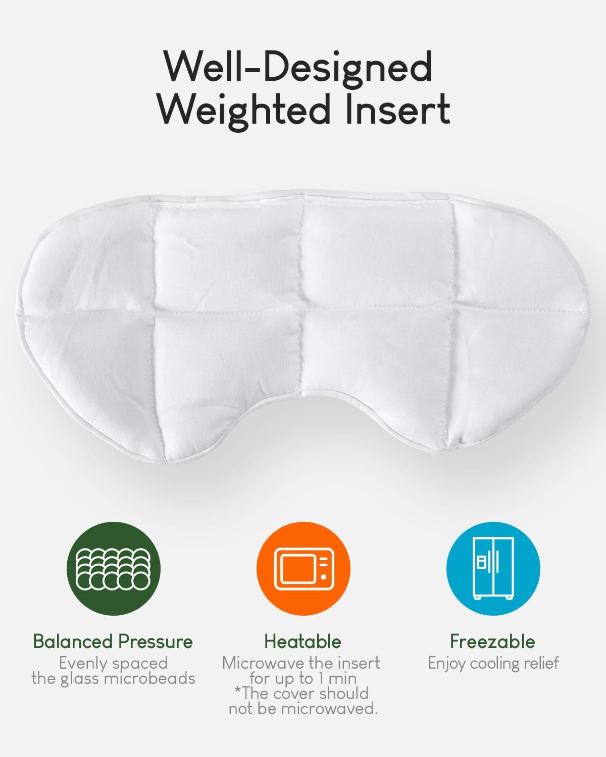Weighted Eye Mask for Sleeping, Blackout Sleep Mask for Women & Men