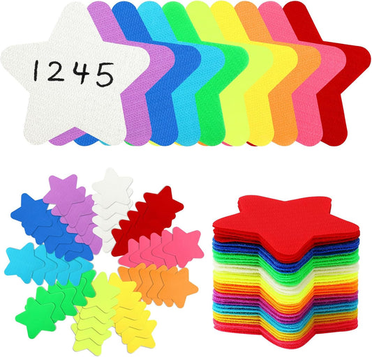 50 Pcs Star Carpet Spot Markers, 4 Inch Floor Dots for Classroom