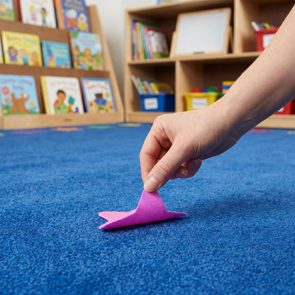 50 Pcs Star Carpet Spot Markers, 4 Inch Floor Dots for Classroom