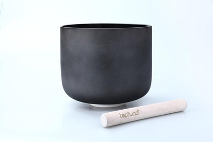 F Note Crystal Singing Bowl 10 inch Heart Chakra with Heavy Duty Carrying Case and Suede Mallet