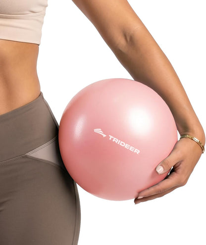 9 Inch Pilates Ball with Inflation Straw, Small Exercise Yoga Ball