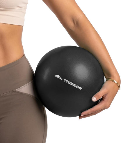 9 Inch Pilates Ball with Inflation Straw, Small Exercise Yoga Ball