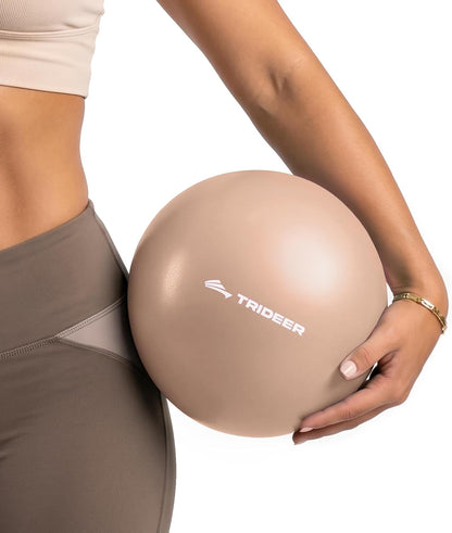 9 Inch Pilates Ball with Inflation Straw, Small Exercise Yoga Ball