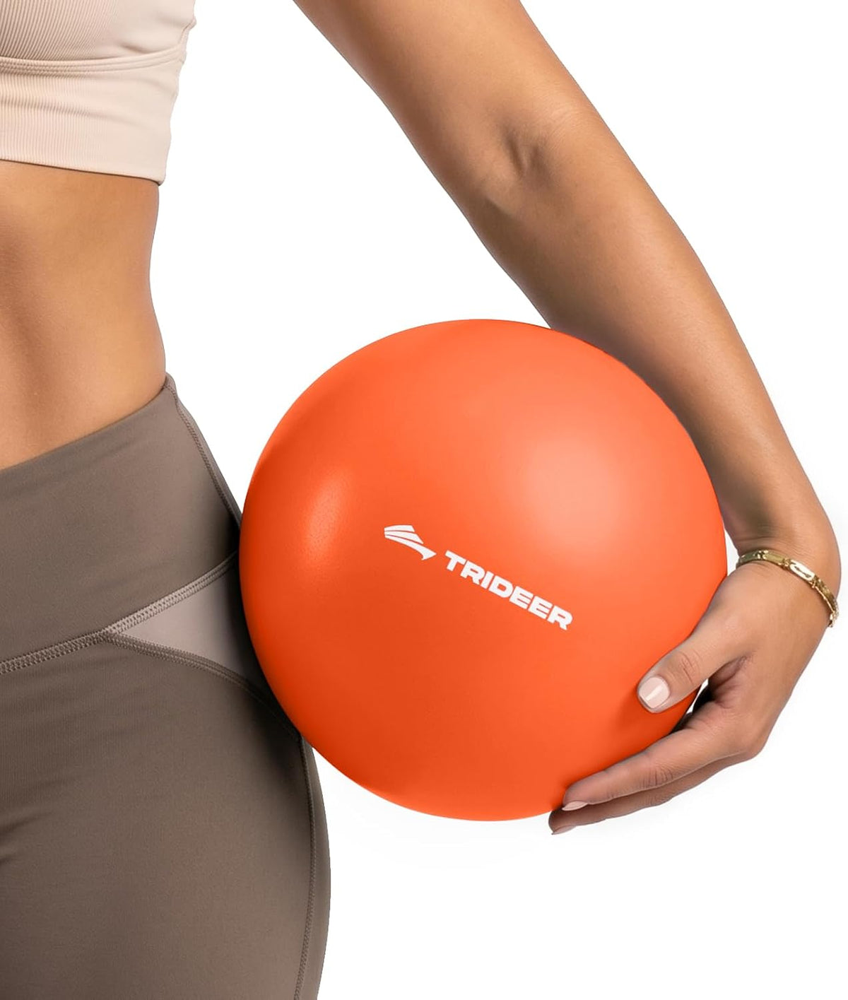 9 Inch Pilates Ball with Inflation Straw, Small Exercise Yoga Ball