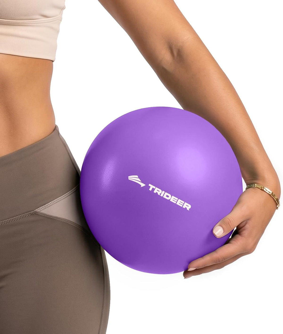9 Inch Pilates Ball with Inflation Straw, Small Exercise Yoga Ball