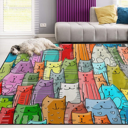 Ocean Animal Sharks Non Slip Area Rug for Living Dinning Room Bedroom Kitchen, 2' x 3'(24 x 36 Inches), Shark Nursery Rug Floor Carpet Yoga Mat
