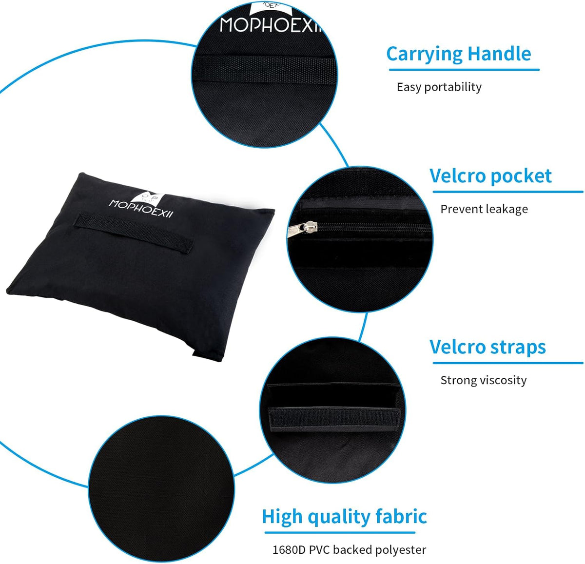 Sports Net Sandbags,All Sport Sandbags for Baseball Nets, Soccer Goals, Golf Nets, Football Nets, Hockey Nets,Weighted Anchor Bags