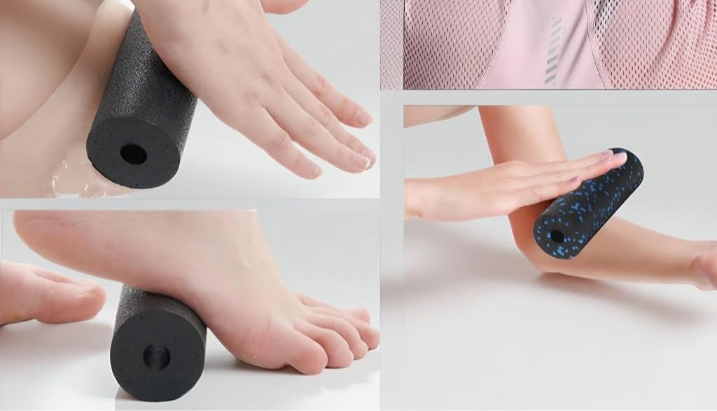 Mini Foam Roller & Massage Ball Set, Travel Muscle Recovery Kit