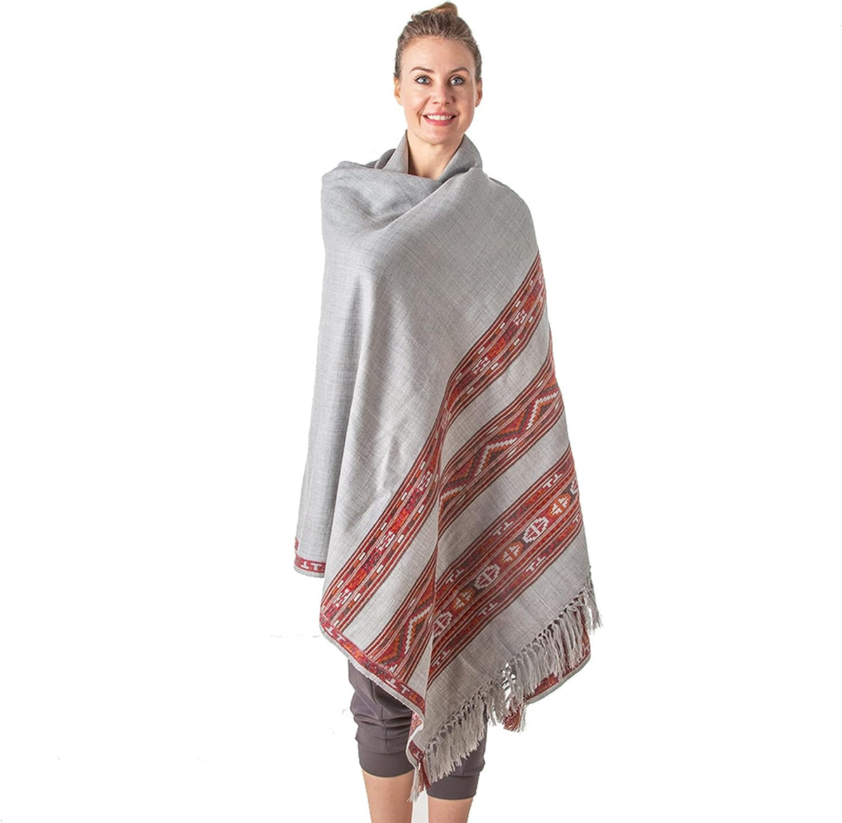 Meditation Shawl or Blanket, Exotic Shawl/Wrap, Oversize Scarf or Stole. Unisex