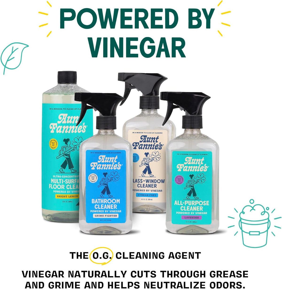 Natural Cleaning Vinegar Wipes, Eucalyptus, 35 Count