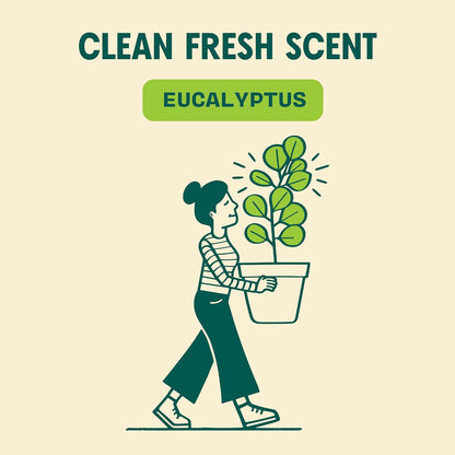 Natural Cleaning Vinegar Wipes, Eucalyptus, 35 Count
