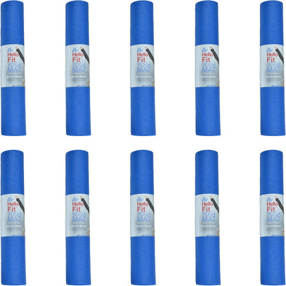 10 Pack Kid-Friendly Yoga Mat, 68"x24"x4mm Thick