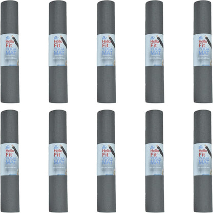 10 Pack Kid-Friendly Yoga Mat, 68"x24"x4mm Thick