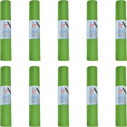 10 Pack Kid-Friendly Yoga Mat, 68"x24"x4mm Thick