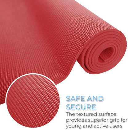 10 Pack Kid-Friendly Yoga Mat, 68"x24"x4mm Thick