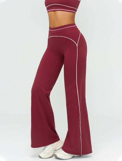 Women 2 Piece Workout U Back Color Block Sports Bra High Waist Tummy Control Active Leggings Yoga Pilates Outfits