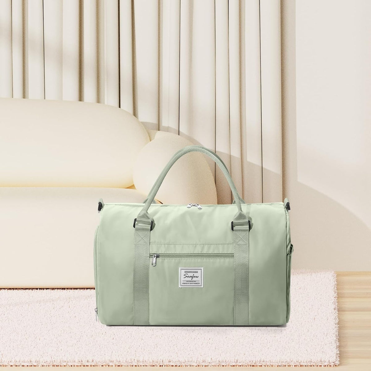 Gym Bag Womens Mens with Shoes Compartment and Wet Pocket Travel Duffel Bag for Women for Plane Sport Gym Tote Bags Swimming Yoga Waterproof Weekend Overnight Carry on Bag Hospital Holdalls