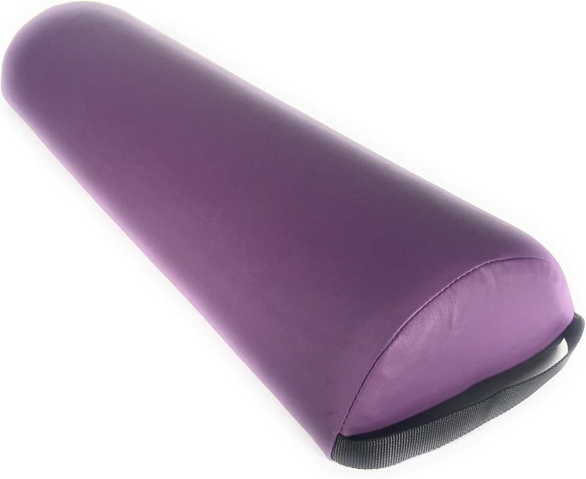 Microfiber Bolster Covers Round Massage Bolster Pillow Covers - Natural - 6" x 27" - 100% Polyester Microfiber - Soft & Durable - Protection from Stains & Oil - Drawstring Closure