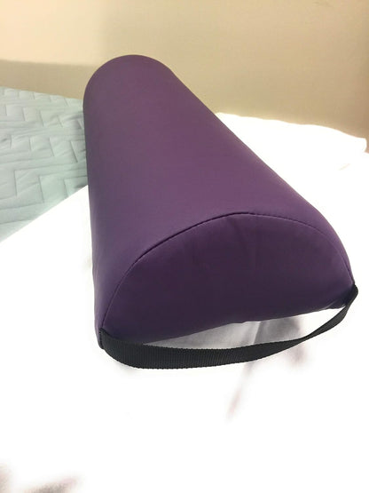 Microfiber Bolster Covers Round Massage Bolster Pillow Covers - Natural - 6" x 27" - 100% Polyester Microfiber - Soft & Durable - Protection from Stains & Oil - Drawstring Closure