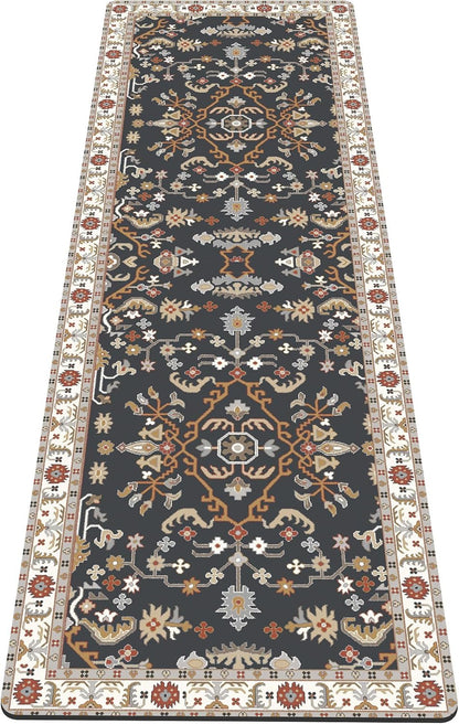 nuveti Yoga Mat Print Extra Thick TPE Non Slip Fitness Exercise Mat with Carrying Bag,72"x24" Extra Thick 6MM Exercise & Workout Mat for Yoga, Pilates Fitness and Floor Exercises - Colors A